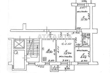 3-комнатная квартира по адресу Околичная ул. (площадь 66 м²) - Atlanta.ua - фото 24