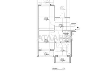 3-комнатная квартира по адресу ул. Оноре де Бальзака (площадь 77,1 м²) - Atlanta.ua - фото 37