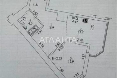 1-комнатная квартира по адресу Весенний переулок (площадь 47 м²) - Atlanta.ua - фото 19