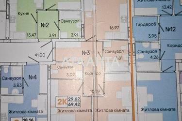 1-кімнатна квартира за адресою вул. Слобідська (площа 69,4 м²) - Atlanta.ua - фото 6