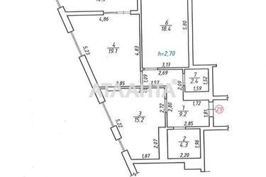2-комнатная квартира по адресу Хмельницкого Б. Ул. (площадь 79,1 м²) - Atlanta.ua - фото 16