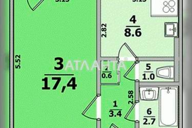 1-комнатная квартира по адресу ул. Королева ак. (площадь 35 м²) - Atlanta.ua - фото 26