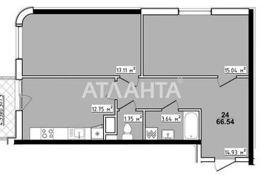2-комнатная квартира по адресу ул. Королева ак. (площадь 66,5 м²) - Atlanta.ua - фото 12