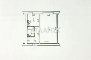 1-комнатная квартира по адресу ул. Володимира Великого (площадь 29,6 м²) - Atlanta.ua - фото 14
