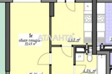 1-кімнатна квартира за адресою Глушко ак. Пр. (площа 33,2 м²) - Atlanta.ua - фото 18