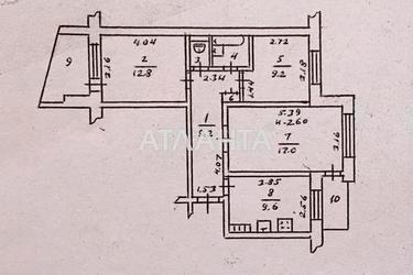 3-комнатная квартира по адресу ул. Бочарова ген. (площадь 67 м²) - Atlanta.ua - фото 16