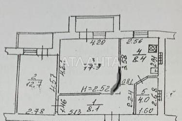 2-rooms apartment apartment by the address st. Geroev oborony OdessyGeroev Stalingrada (area 52 m²) - Atlanta.ua - photo 28