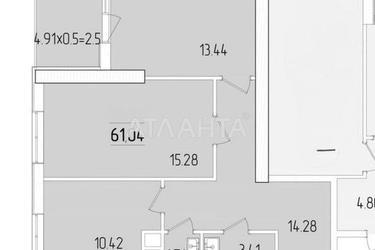 2-комнатная квартира по адресу ул. Краснова (площадь 60,6 м²) - Atlanta.ua - фото 42