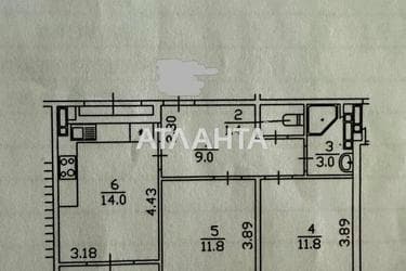 2-комнатная квартира по адресу ул. Максимовича (площадь 55 м²) - Atlanta.ua - фото 30