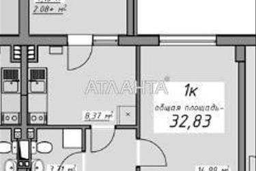 1-комнатная квартира по адресу ул. Массив 10 (площадь 32,7 м²) - Atlanta.ua - фото 9