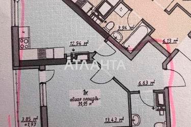 1-room apartment apartment by the address st. Glushko ak pr Dimitrova pr (area 40,0 m²) - Atlanta.ua - photo 30