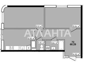 2-кімнатна квартира за адресою вул. Академіка Корольова (площа 66,3 м²) - Atlanta.ua - фото 7