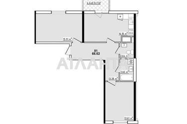 2-rooms apartment apartment by the address st. Koroleva ak (area 66,6 m²) - Atlanta.ua - photo 7