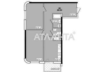 2-rooms apartment apartment by the address st. Koroleva ak (area 66,6 m²) - Atlanta.ua - photo 7