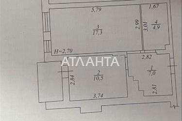 1-кімнатна квартира за адресою вул. Одеська (площа 43,5 м²) - Atlanta.ua - фото 24