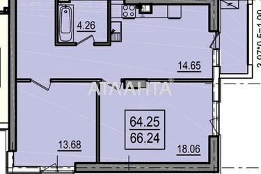 2-комнатная квартира по адресу ул. Дача Ковалевского (площадь 66 м²) - Atlanta.ua - фото 14