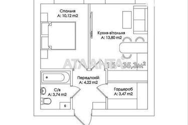 1-кімнатна квартира за адресою вул. Соборна (площа 35,3 м²) - Atlanta.ua - фото 10