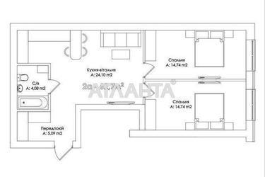 2-кімнатна квартира за адресою вул. Соборна (площа 62,7 м²) - Atlanta.ua - фото 10