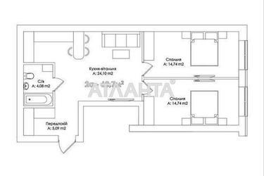 2-кімнатна квартира за адресою вул. Соборна (площа 62,7 м²) - Atlanta.ua - фото 10