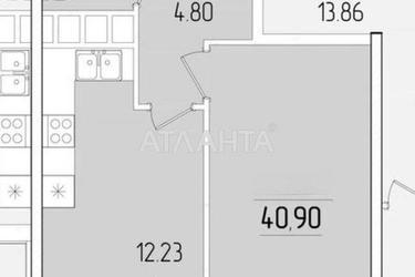 1-room apartment apartment by the address st. Krasnova (area 40,6 m²) - Atlanta.ua - photo 28
