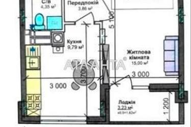 1-кімнатна квартира за адресою вул. Одеська (площа 36 м²) - Atlanta.ua - фото 8