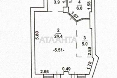 1-кімнатна квартира за адресою Ванний пров. (площа 42,8 м²) - Atlanta.ua - фото 38