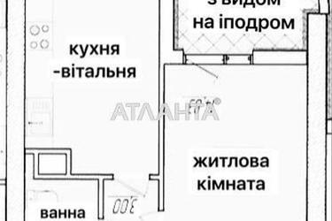 1-комнатная квартира по адресу ул. Краснова (площадь 40,7 м²) - Atlanta.ua - фото 22