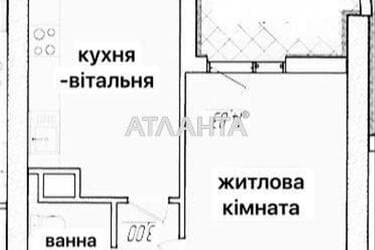 1-комнатная квартира по адресу ул. Краснова (площадь 40,7 м²) - Atlanta.ua - фото 34