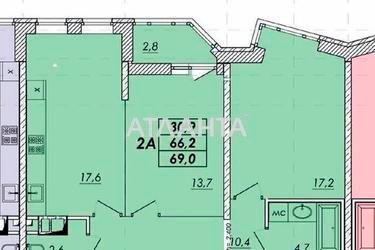 2-кімнатна квартира за адресою вул. Прохорівська (площа 68,1 м²) - Atlanta.ua - фото 8