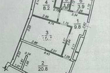 2-кімнатна квартира за адресою вул. Каманіна (площа 60 м²) - Atlanta.ua - фото 40