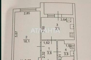 1-комнатная квартира по адресу ул. Торговая (площадь 35 м²) - Atlanta.ua - фото 16