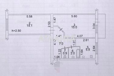 2-rooms apartment apartment by the address st. Geroev oborony OdessyGeroev Stalingrada (area 45 m²) - Atlanta.ua - photo 36