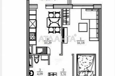 1-room apartment apartment by the address st. Vilyamsa ak (area 38,4 m²) - Atlanta.ua - photo 31