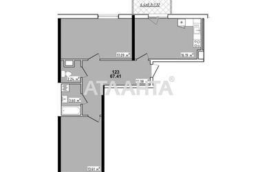 2-комнатная квартира по адресу ул. Королева ак. (площадь 67,4 м²) - Atlanta.ua - фото 12