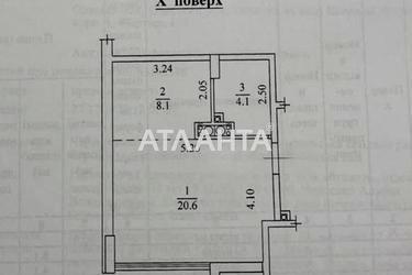 1-room apartment apartment by the address st. Shkolnaya (area 34 m²) - Atlanta.ua - photo 22