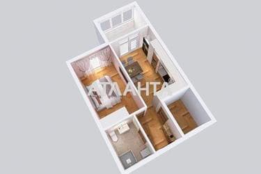 1-кімнатна квартира за адресою вул. Гніздовського (площа 52,9 м²) - Atlanta.ua - фото 33