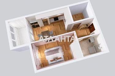 1-кімнатна квартира за адресою вул. Гніздовського (площа 52,9 м²) - Atlanta.ua - фото 34