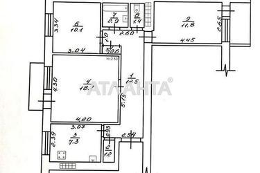 3-кімнатна квартира за адресою вул. Академіка Корольова (площа 68,2 м²) - Atlanta.ua - фото 22