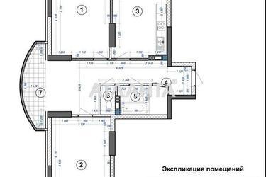 2-комнатная квартира по адресу ул. Максимовича (площадь 95,7 м²) - Atlanta.ua - фото 38
