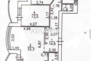 2-кімнатна квартира за адресою вул. Іванова (площа 95 м²) - Atlanta.ua - фото 20