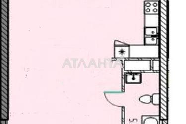 1-room apartment apartment by the address st. Zhemchuzhnaya (area 50 m²) - Atlanta.ua - photo 18