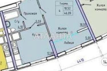 1-комнатная квартира по адресу ул. Каманина (площадь 45 м²) - Atlanta.ua - imageAlt 30