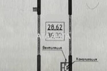 1-room apartment apartment by the address st. Dacha Kovalevskogo Amundsena (area 30 m²) - Atlanta.ua - photo 10