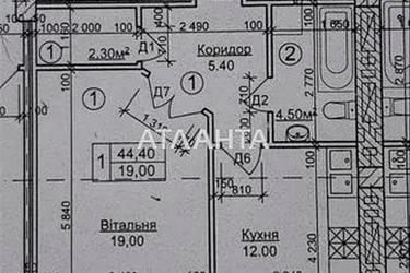 1-комнатная квартира по адресу Погулянка ул.   (площадь 43,3 м²) - Atlanta.ua - фото 37