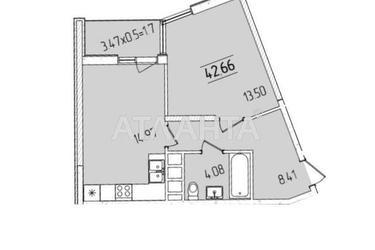 1-комнатная квартира по адресу ул. Краснова (площадь 42,6 м²) - Atlanta.ua - фото 22