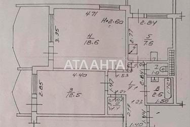 2-кімнатна квартира за адресою вул. Заболотного ак. (площа 57 м²) - Atlanta.ua - фото 20