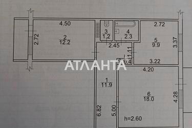 3-кімнатна квартира за адресою Добровольського пр. (площа 66,6 м²) - Atlanta.ua - фото 34