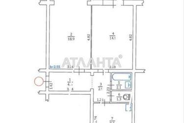 2-кімнатна квартира за адресою вул. Борщагівська (площа 52,8 м²) - Atlanta.ua - фото 60