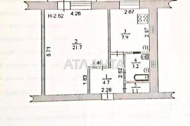1-кімнатна квартира за адресою Мира пр. (площа 39,6 м²) - Atlanta.ua - фото 18