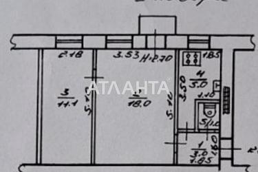 2-rooms apartment apartment by the address st. Bolgarskaya Budennogo (area 39 m²) - Atlanta.ua - photo 36